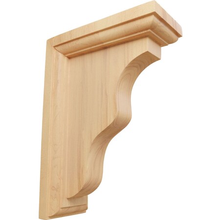 Ekena Millwork 2 1/4"W x 5"D x 7"H Hamilton Traditional Bracket, Red Oak BKT02X05X07HARO